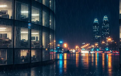 rainy-city-night+okvj/5 loop preview